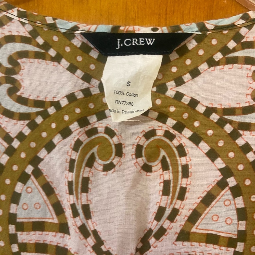 J Crew Coverup Mini Shirt - Picture 2 of 4